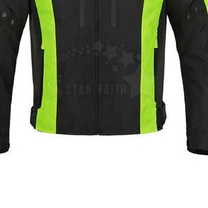 Professional Genuine Leather Motorcycle <b>Jacket</b> with Stand Collar Front Logo Eco-Friendly Breathable Design Customizable for Men - Product Image 5
