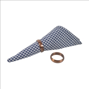 Vente en gros Anneaux de serviette en métal réutilisables Décoration de table pour mariages fêtes Restaurants Design de fleurs pour une décoration attrayante - Product Image 1