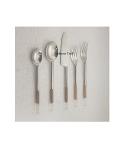 Ensemble de couverts de qualité supérieure de pièces, à manche moderne en résine, service de couverts de table pour la maison, l'hôtel, le Restaurant, événements de mariage - Product Image 2
