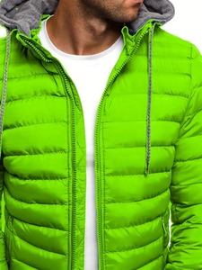 Chaqueta Acolchada con Capucha de Alta Calidad para Hombre, para Invierno, con Bolsillo Delantero, Resistente, Impermeable, Cortavientos, Ecológica, con Interior Suave - Product Image 6