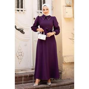 ชุดเดรสฮิญาบแขนเสื้อเชิ้ต - Product Image 1