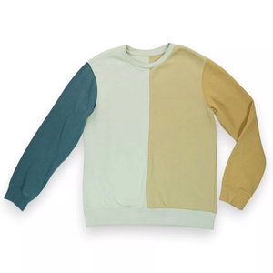 Hombres Casual 100% Algodón Liso Teñido Fleece Cuello Redondo Sudadera Multicolor Personalizable PARA EL Invierno - Product Image 1