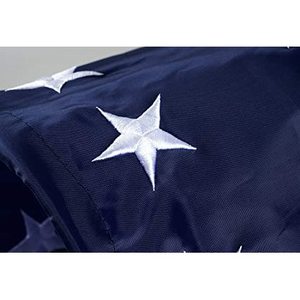 Guirnalda de banderas de EE. UU. con estrellas bordadas para el 4 de julio, guirnalda de banderas de EE. UU. con rayas colgantes para exteriores - Product Image 3