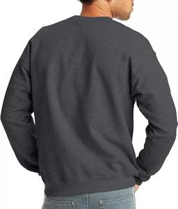 Mid Weight Pullover Classic Sweatshirt Trendy Outwear Sweatshirt Men's EcoSmart Fleece <b>Crewneck</b> MS-SS-1130 - Product Image 2
