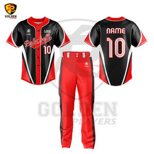 Precio al por mayor, logotipo personalizado, conjunto de uniforme de béisbol y sóftbol unisex barato, en blanco, de malla, con botones, transpirable, tallas grandes - Product Image 2
