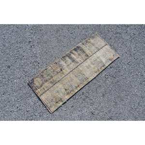 พรมปูพื้นสไตล์ตุรกีสีเบจสีน้ำตาล1.4x3.2ft ทำด้วยมือพรมสี่เหลี่ยมสำหรับติดทางเข้าห้องนั่งเล่นพรมข้างเตียง - Product Image 3