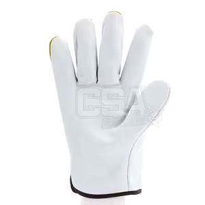 Gants de mécanicien en cuir léger de couleur unie à vendre Gants de mécanicien en cuir de conception personnalisée vêtements de travail - Product Image 6