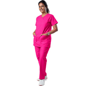 Uniforme Médico Spark Clothing Doctor Scrubs, Uniforme de Trabajo de Verano para Hospital, Traje Suave de Spandex Transpirable de Manga Corta - Product Image 4