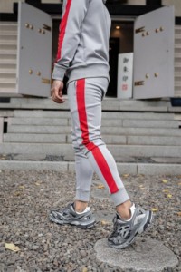 Chándal de Jogger informal con logotipo personalizado de tela de punto, ropa deportiva de dos piezas, Sudadera con capucha, traje para Unisex - Product Image 4
