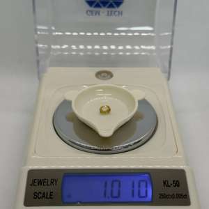 Saphir jaune véritable hautement poli traité thermiquement seulement pierre précieuse en vrac de forme ovale lisse pour la fabrication de bijoux fins - Product Image 2