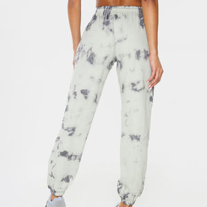 Custom Heavyweight Acid Wash Straight Joggers <b>Pant</b> High Mid Waist Street Wear Elastic Closure Hip Hop Casual Style for Winter - Product Image 4