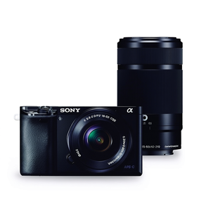A6000 Mirrorless Digital <b>Camera</b> with 16-50mm and 55-210mm Power Zoom Lenses <b>for</b> Photography Enthusiasts - Product Image 2