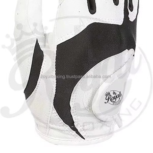 Guantes de golf personalizables Unisex de cuero genuino blanco Grace, estilo deportivo de mano derecha para hombres, logotipo suave empaquetado, manos personalizadas - Product Image 3