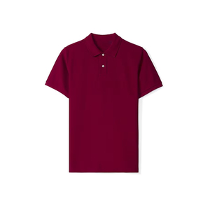 Camiseta Polo Lisa para Hombre, Tejido Transpirable Ecológico, Personalizable OEM, Alta Calidad, Corte Regular, Camiseta Casual de Manga Corta - Product Image 1