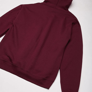 เสื้อฮู้ดผู้ชาย ผ้าฝ้าย 100% ผ้าฟลีซถักน้ำหนักเบา ไม่หดตัว ทรงหลวม เสื้อแจ็คเก็ตมีฮู้ดสำหรับฤดูหนาว - Product Image 2