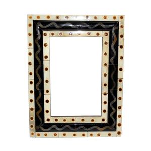 Marco DE FOTOS hecho a mano indio, diseño personalizado, hueso de cuerno de madera de resina, caja de regalo con logotipo de precio al por mayor más vendida de alta calidad - Product Image 3