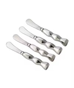 Elegant Style Stainless Steel Cheese Server Set with Designer Handle Serveware - Product Image 1