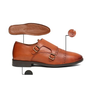 รองเท้าหนังสีน้ำตาลพรีเมียมสำหรับผู้ชาย คุณภาพสูง ดีไซน์หรูหรา พื้นรองเท้าทนทาน รองเท้าหนังสีดำคุณภาพสูงสำหรับงานที่เป็นทางการ - Product Image 6