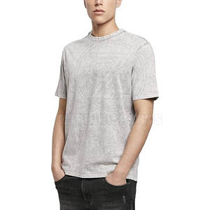 T-shirts délavés à l'acide pour hommes Nouveau design Vêtements de mode en plein air 100% coton Vente en gros - Product Image 1