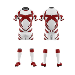 Personnalisez votre propre uniforme de rugby respirant imprimé avec votre logo, uniforme de rugby pour hommes imprimé numériquement, best-seller, fabriqué au Pakistan - Product Image 1