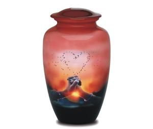 <b>Urns</b> for Ashes Adult Funeral Eagle Flag Large <b>Urn</b> for Ashes of Loved Ones Size 10.5" & 220 Cu. in - Product Image 1