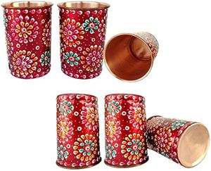 Vidrio estampado de cobre con diseños tradicionales indios, vidrio estampado de cobre artesanal de primera calidad para el hogar - Product Image 4