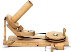 Enrollador de bolas grandes de hilo y soporte de paraguas de ganchillo Swift para mesa, herramientas de bobinado para tejer a mano, enrollador de madera de haya de lana y Swift - Product Image 3