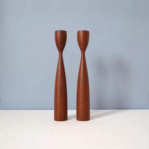 เชิงเทียนไม้อะคาเซียที่วางเทียนสำหรับวางตรงกลางโต๊ะของตกแต่งบ้านเชิงเทียนสำหรับตกแต่งบ้าน - Product Image 4