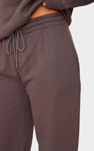 OEM Pantalon de survêtement en coton polyester de haute qualité pour femmes Palazzo à jambes larges Pantalon baggy uni OEM pour femmes - Product Image 5