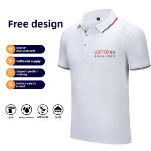 Camisetas de golf en blanco Camisetas lisas Logotipo personalizado Camiseta Polo Impresión Camiseta de talla grande para hombres - Product Image 5