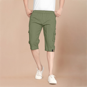 Venta al por mayor de los hombres Multi-Bolsillo Cargo Pantalones Pierna Recta Primavera/Otoño Personalizado Pantalones al aire libre para el diseño funcional y Modern Vibe - Product Image 1