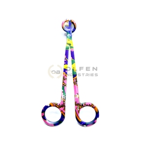 Tijeras de cocina de acero inoxidable con revestimiento de papel, cortadoras de mecha, tijeras para zurdos - Product Image 4