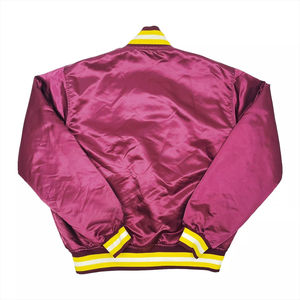 Nuevo último diseño de los hombres de alta calidad personalizado Letterman satén Varsity chaqueta de los hombres de baloncesto Versity chaqueta - Product Image 4
