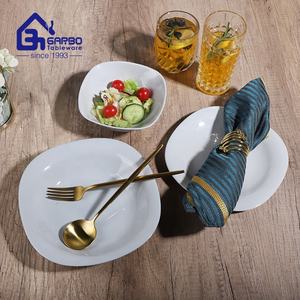 طبق حساء زجاجي مربع مقاوم للحرارة بالجملة، 9 بوصات، طبق عشاء وحساء، لون رمادي، أواني زجاجية أوبالية بسيطة للمائدة - Product Image 1