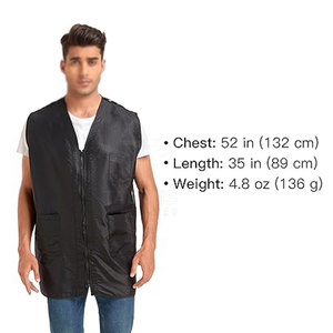 บริการ OEM ราคาถูก ผลิตจากโพลีเอสเตอร์ 100% คุ้มค่า ทนทาน เสื้อกั๊กช่างตัดผม ผ้าคุณภาพดี เสื้อกั๊กช่างตัดผมขายดี - Product Image 4