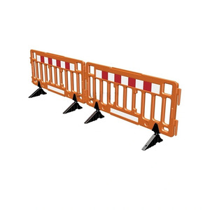 Barrière de sécurité Wesure S2421 en plastique HDPE robuste de 2 mètres, fonction d'avertissement d'urgence - Product Image 4