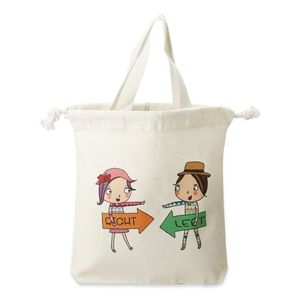 Bolsa de hombro de algodón de lona con logotipo personalizado bolsas de compras de playa al por mayor - Product Image 1