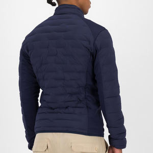 แจ็กเก็ตขนเป็ดแบบปักลายสำหรับผู้ชายแจ็กเก็ตขนเป็ดแวววาวมีซิปขนาดใหญ่สำหรับใส่กลางแจ้งฤดูหนาวงานตามสั่ง - Product Image 6