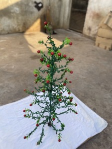 الساخن بيع اليدوية الزخرفية شجرة كريسماس صناعية