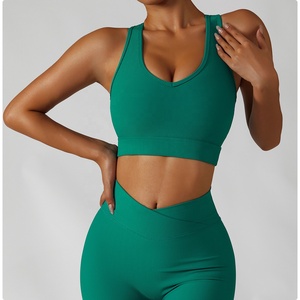 ชุดออกกำลังกายไร้รอยต่อสำหรับผู้หญิง ชุดกีฬา ชุดฟิตเนส ชุดโยคะ สปอร์ตบรา ชุดฟิตเนสโยคะ - Product Image 5