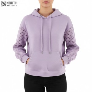 Sweat à capuche en polaire à manches longues pour homme de haute qualité, très vendu, respirant, séchage rapide, tricot texturé mixte pour l'automne et l'hiver - Product Image 3
