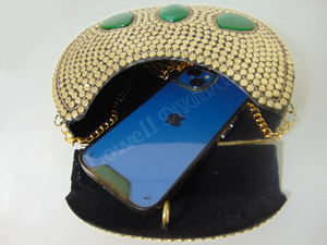 Indian Metal Mosaic Clutch Purse Ethnic Clutch <b>Bags</b> Jewel Stone Design Metal <b>Stud</b> Work Party Clutch-<b>bag</b> - Product Image 6