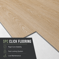 Fabricante de Pisos SPC con Aspecto de Madera Moderna, Piso Vinílico de PVC Impermeable con Sistema de Clic para Decoración de Interiores