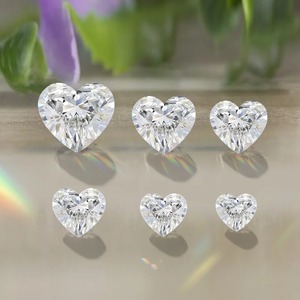 Diamantes sintéticos sueltos de corte brillante redondo, cultivados en laboratorio mediante HPHT, de 0.8 mm a 3.2 mm, color blanco, claridad VVS VS, para joyería. - Product Image 6