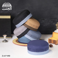Gorro de oración islámico bordado suave para hombres con diseño de estilo árabe ideal para regalar durante el Ramadán y eventos religiosos