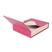 Boîtes en papier rigides personnalisées, faites à la main, gaufrées, pour cosmétiques, parfums, bijoux, cadeaux de luxe, avec fermeture magnétique à double porte