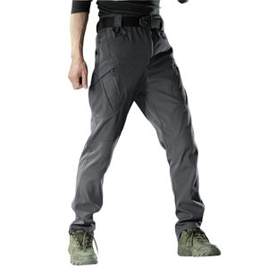 Nouvelle Arrivée Pantalon de Sport et d'Extérieur à Séchage Rapide, Imperméable, Kaki, Cargo Décontracté, en Coton, pour Homme, Idéal pour la Randonnée et le Travail - Product Image 2