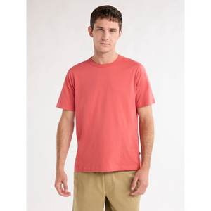 เสื้อยืดแขนสั้นสีเบจ300กรัมเสื้อยืดคอกลมทรงหลวมและธรรมดาสำหรับผู้ชายผู้หญิง - Product Image 1