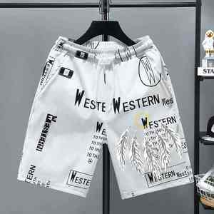 NOVEDAD DE VERANO 2025, pantalones cortos informales de cintura media para hombre, pantalones deportivos holgados de moda de secado rápido, pantalones informales de playa a la moda - Product Image 1