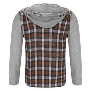 Sweat-shirt à capuche en flanelle pour homme avec cordon de serrage réglable, doux et chaud, idéal pour l'automne et l'hiver - Product Image 5